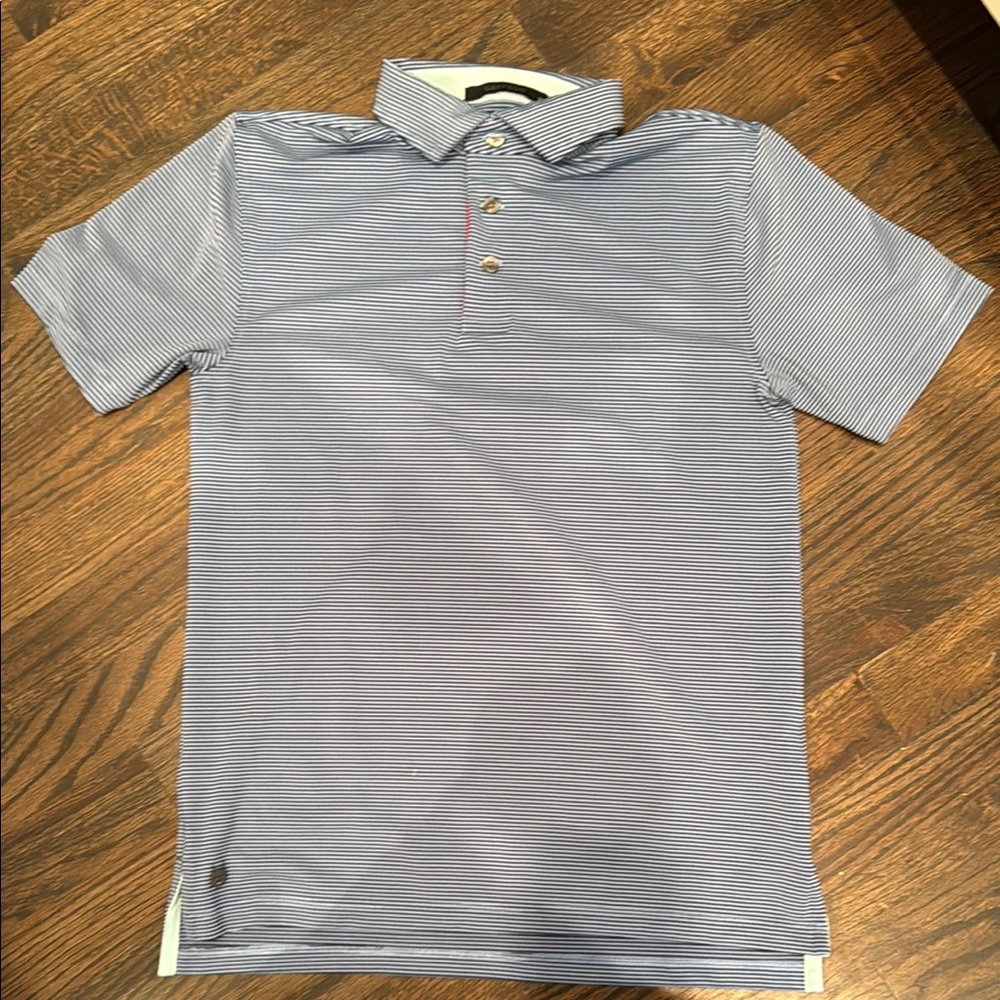 Greyson Kids Polo Shirt - Blue Striped